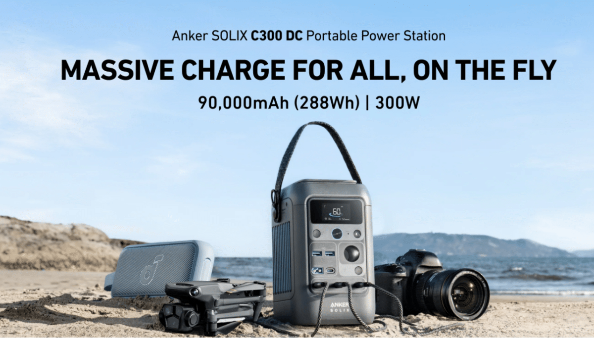 Anker SOLIX C300 DC Power Bank Station 288Wh