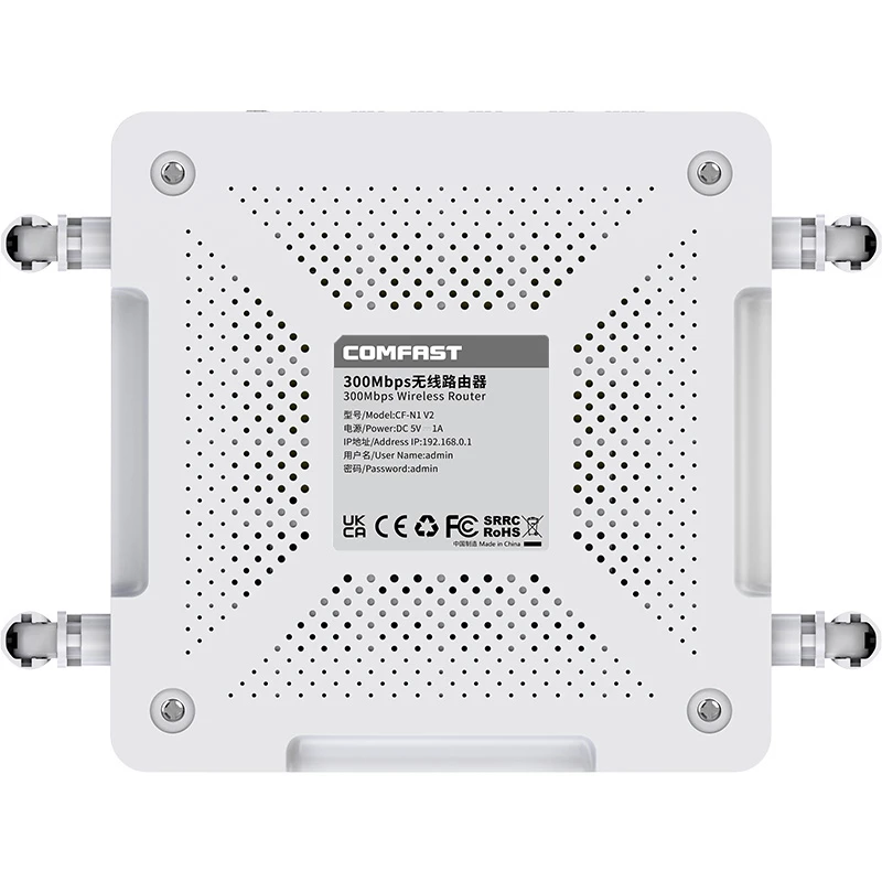 COMFAST Wireless Router home use CF-N1 V2 300Mbps High Speed Internet Routers Qualcomm chip 2.4GHz WiFi Router