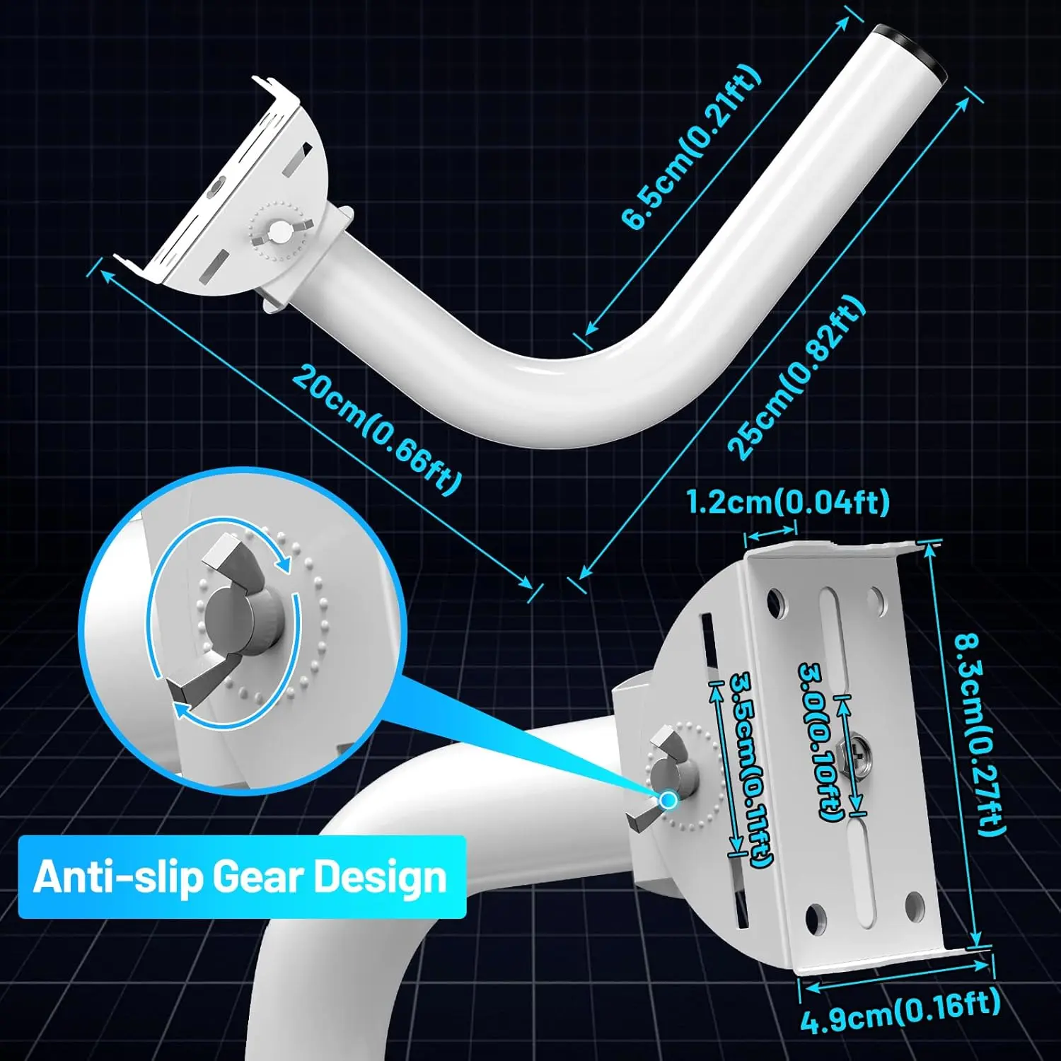 FL LJ1345 Modern Bridge Bracket