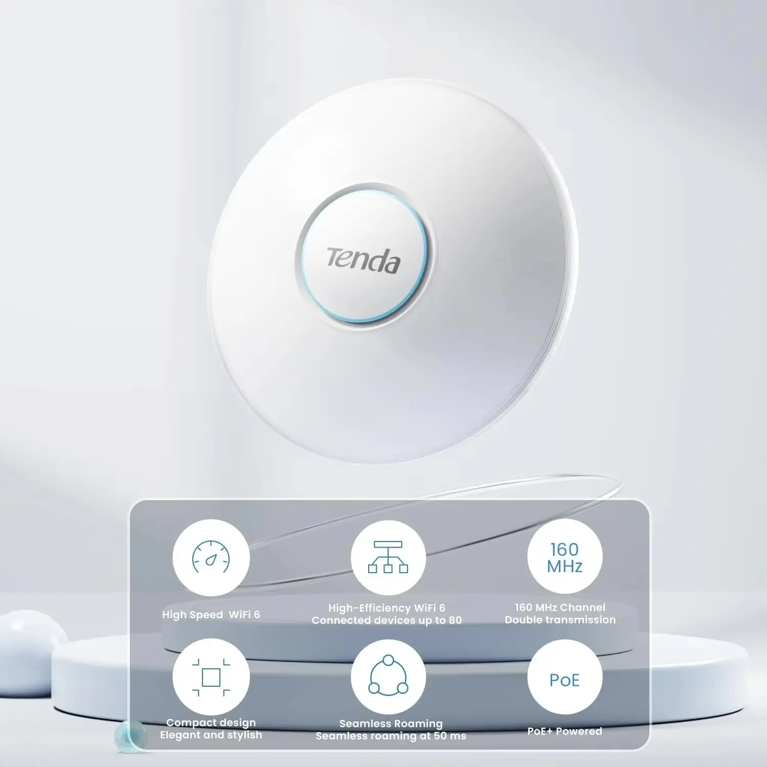 Tenda I27 AX3000 Wi-Fi 6 Dual-Band Access Point