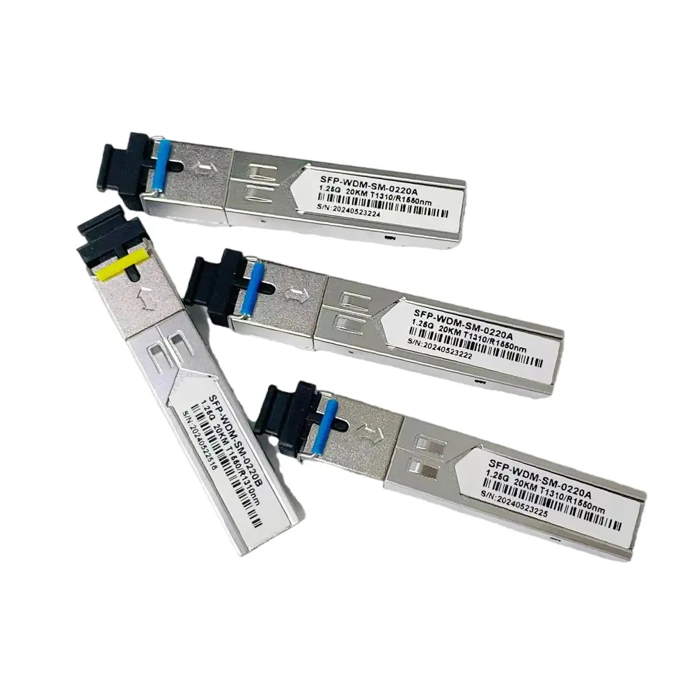DL SFP 1.25G BIDI 20km 1310/1550nm SC/LC Connector Optical Transceiver Module