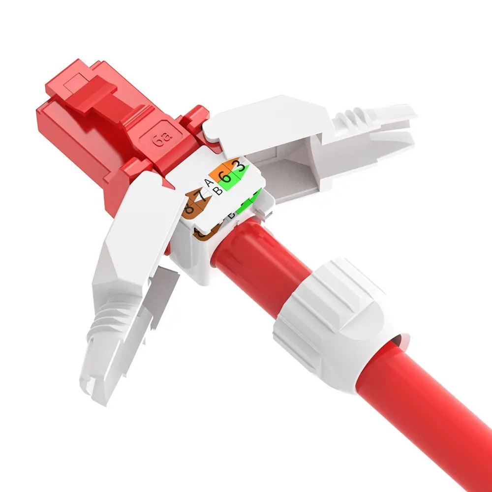 HY Connect HRJ-P88-A-LM-C6a Toolless RJ45 Connector