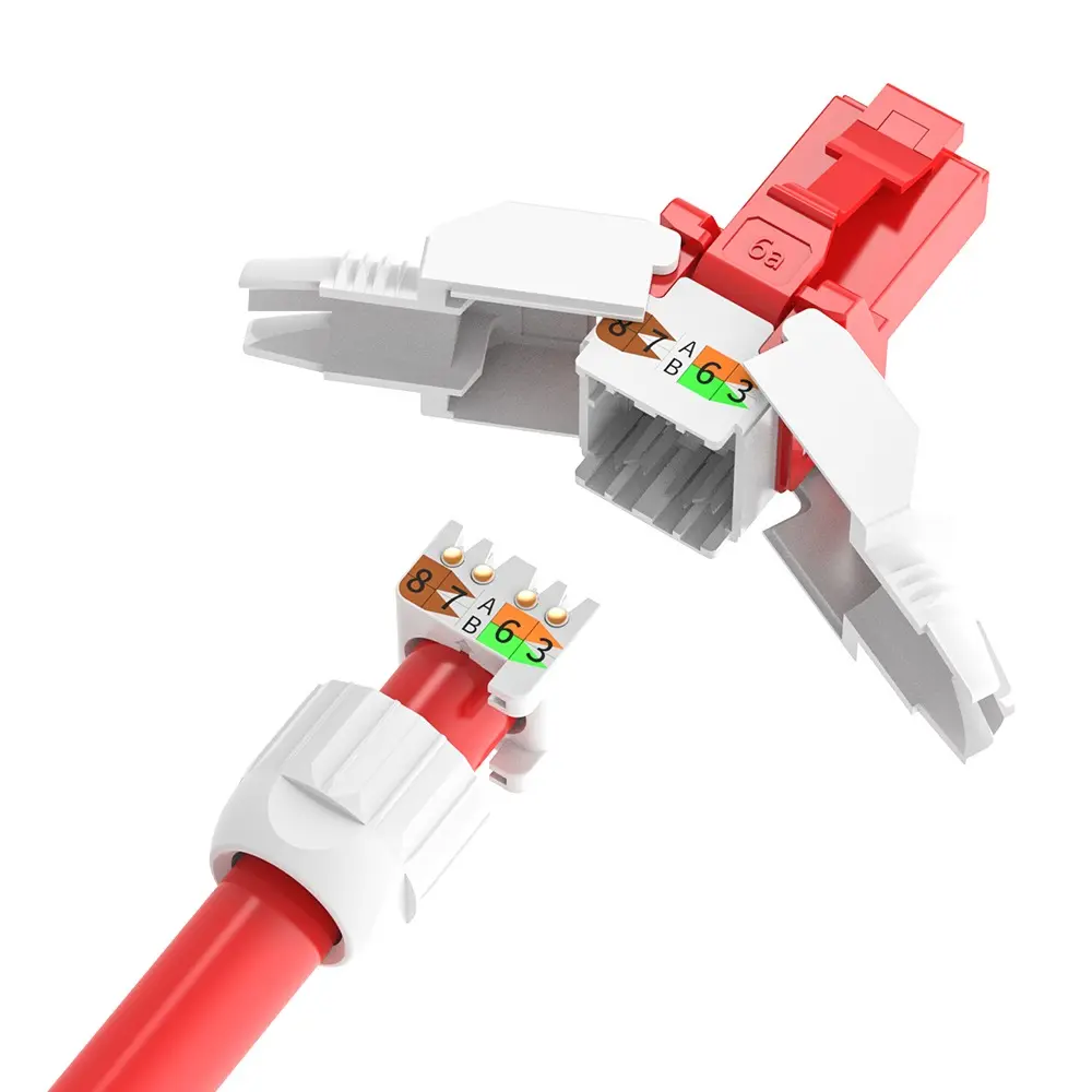 HY Connect HRJ-P88-A-LM-C6a Toolless RJ45 Connector