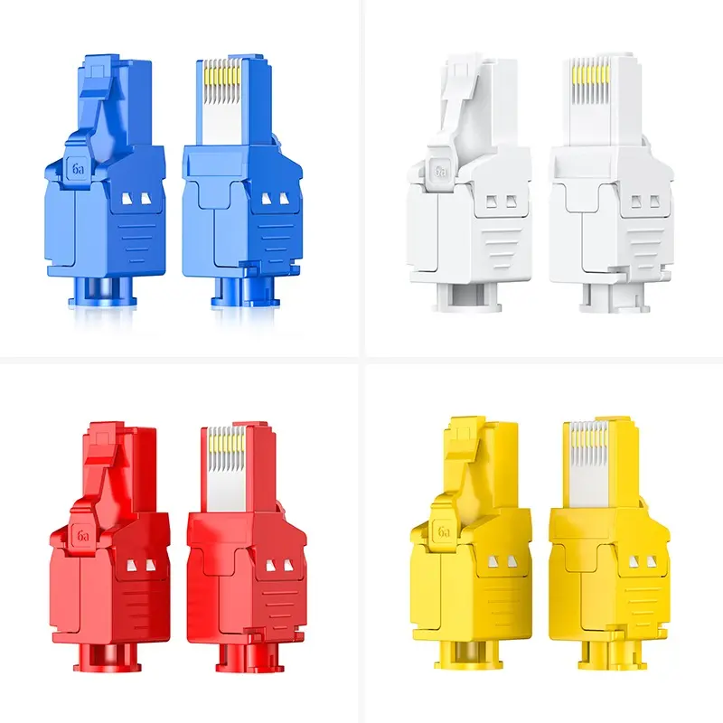 HY Connect HRJ-P88-A RJ45 Male Pass-Through Modular Plug