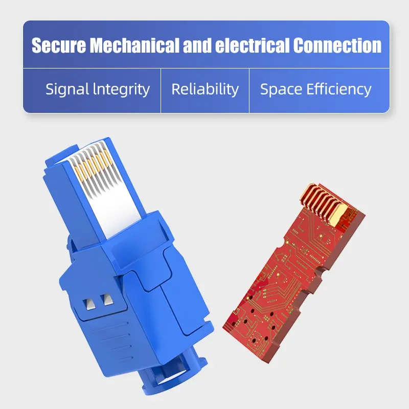 HY Connect HRJ-P88-A RJ45 Male Pass-Through Modular Plug