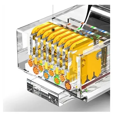 HY connect HRJ-88-3P-C6 Pass-Through RJ45 Connector