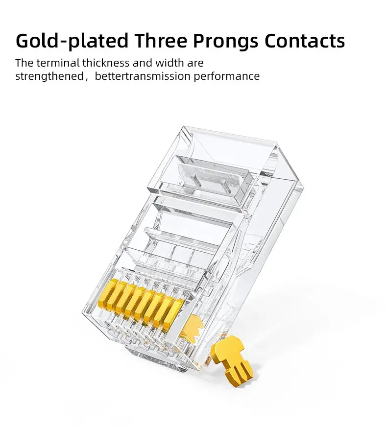 HY connect HRJ-88-3P-C6 Pass-Through RJ45 Connector